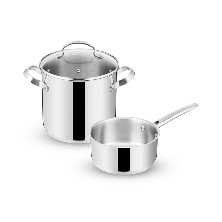 Icona, Set acciaio inox 3 pezzi induzione