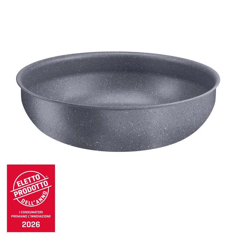 Ingenio Mineralis, Wok, Antiaderente, Manico rimovibile, Induzione e gas
