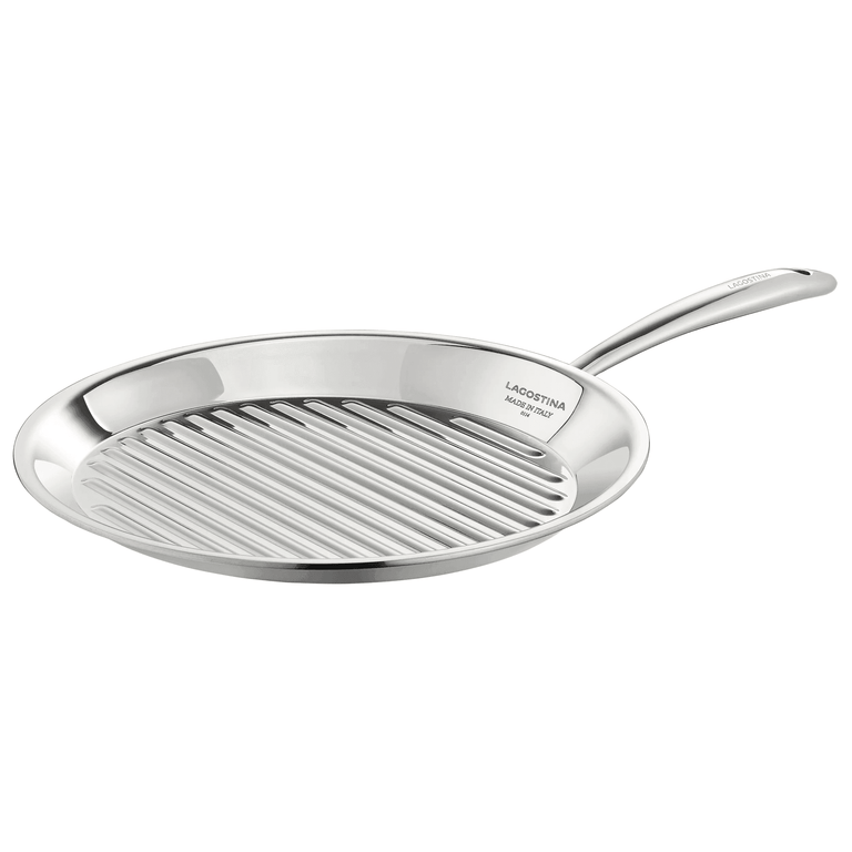 Accademia Lagofusion®, acciaio inox 3 ply, induzione e gas, grill tondo