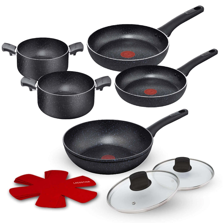 Set Performa, Antiaderente, induzione e gas, 8 pezzi